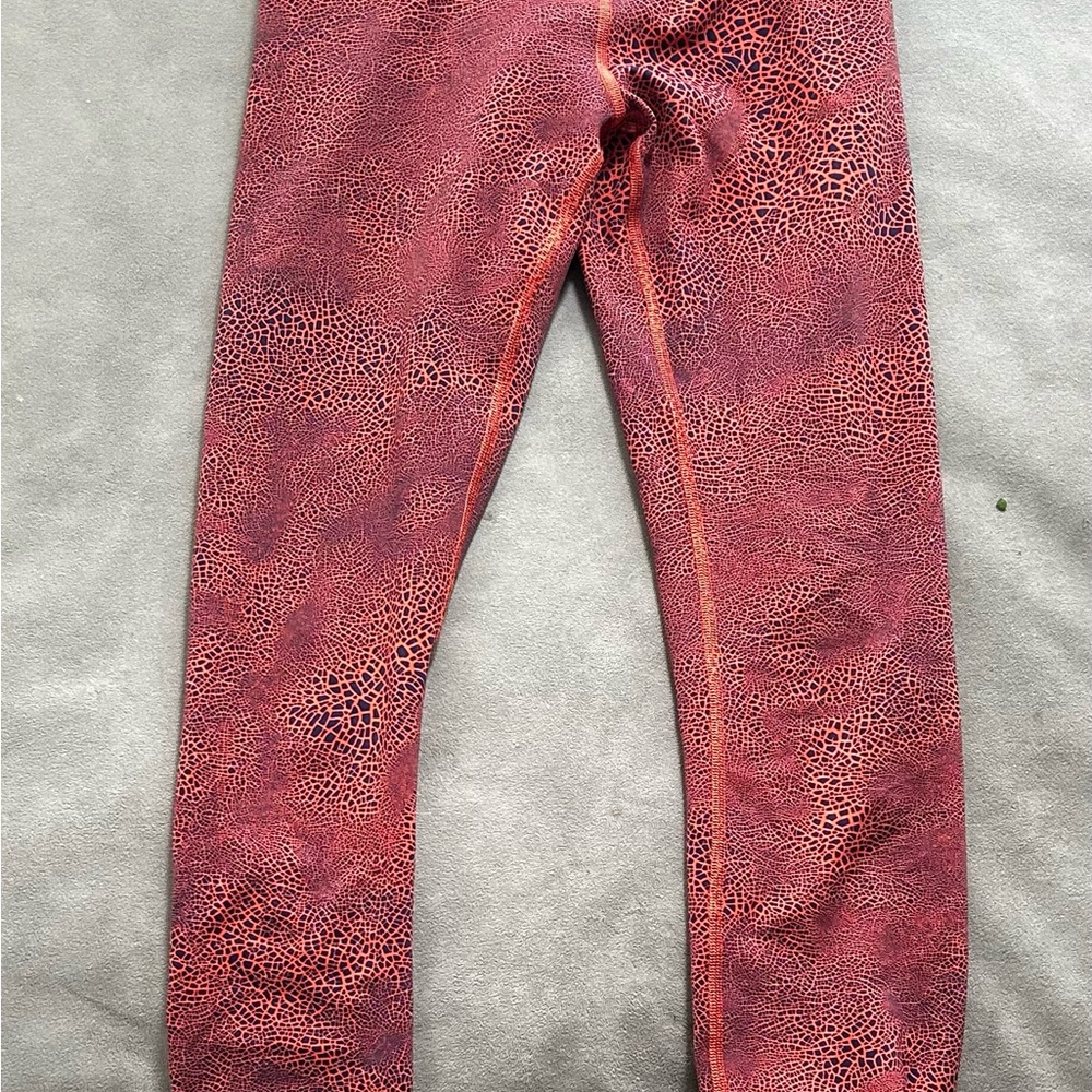 Lululemon Align Orange and Navy